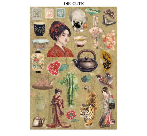 Junk Journal Book Stamperia &laquo; Oriental Garden &raquo;
