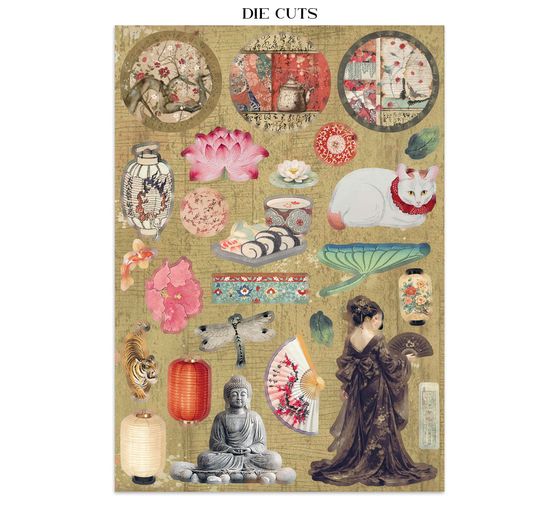 Junk Journal Book Stamperia &laquo; Oriental Garden &raquo;