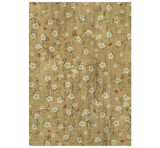 Soie de paille &agrave; motifs backgrounds Stamperia &laquo; Oriental Garden &raquo;, DIN A6, set de 8 pi&egrave;ces