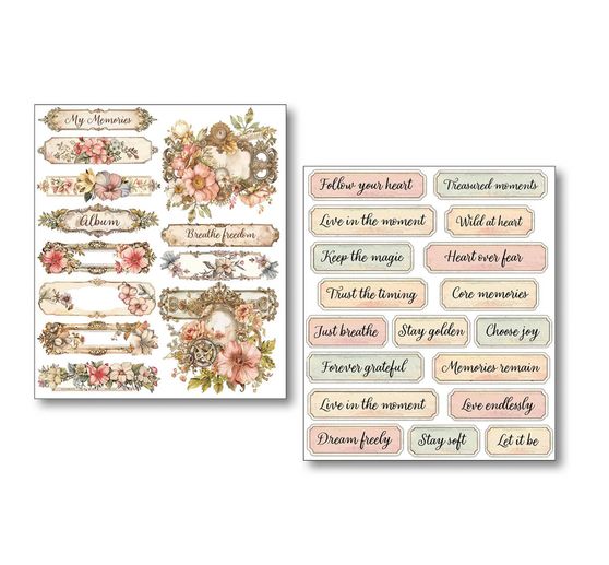 Art Stickers Ciao Bella &laquo; Lost in Time &raquo;, 14 x 12 cm