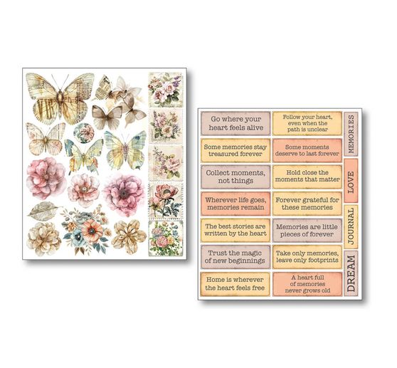 Art Stickers Ciao Bella &laquo; Lost in Time &raquo;, 14 x 12 cm