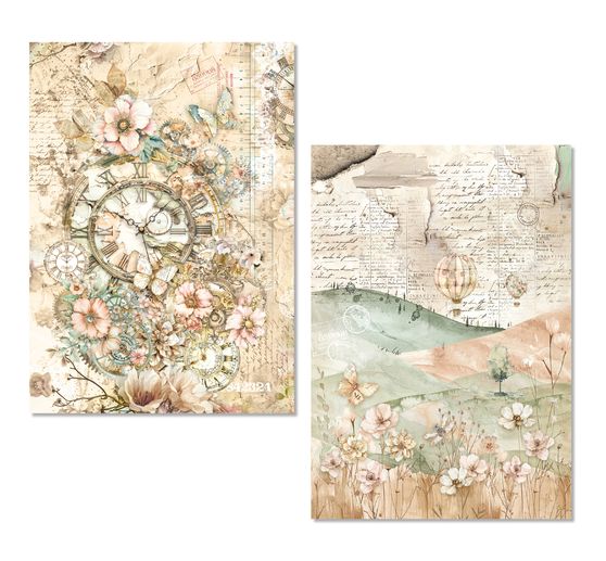 Ciao Bella Motif straw silk assortment "Lost in Time", set of 8