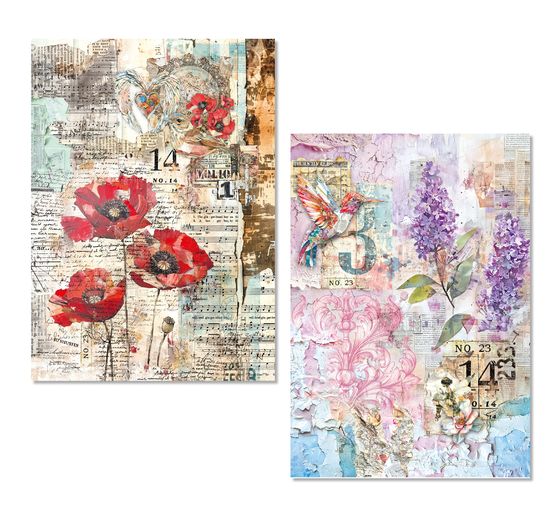 Assortiment de soies de paille &agrave; motifs Ciao Bella &laquo; The Sound of Spring &raquo;, set de 8 pi&egrave;ces