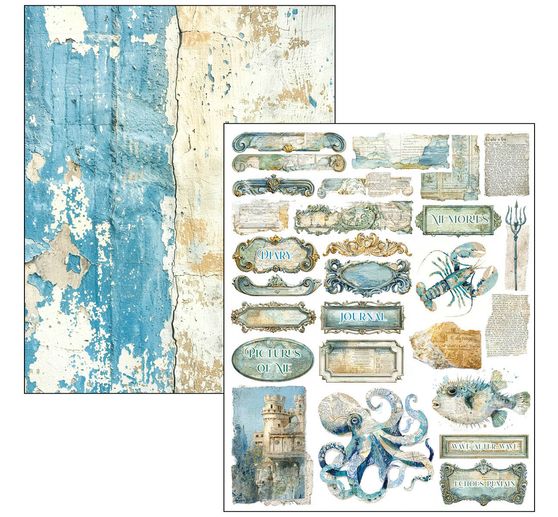 Mixed Media Book Ciao Bella &laquo; Edge of the Ocean &raquo;