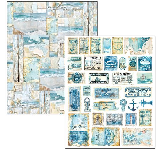 Mixed Media Book Ciao Bella &laquo; Edge of the Ocean &raquo;