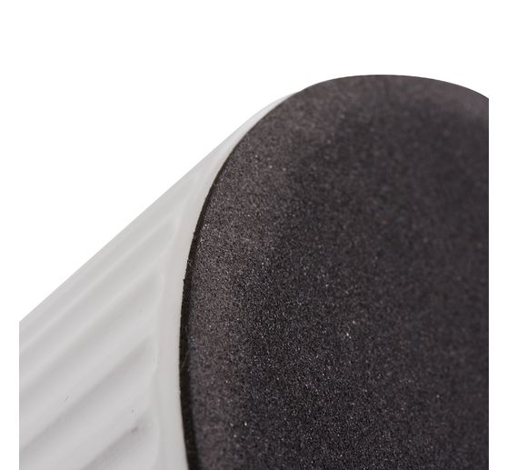 Pied de lampe VBS &laquo; Rainures &raquo;, env. 12 x12 cm