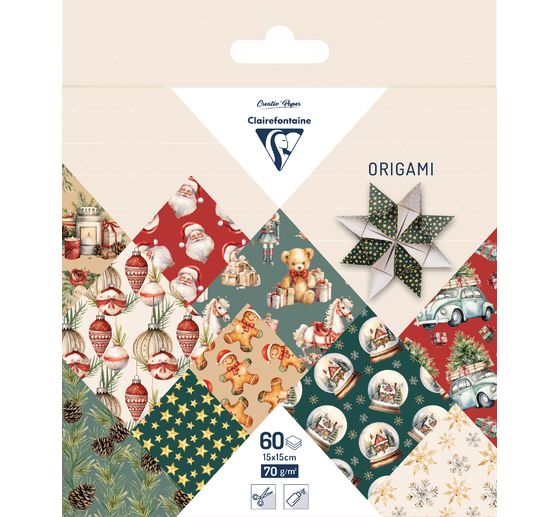 Feuilles de pliage &laquo; No&euml;l &raquo;