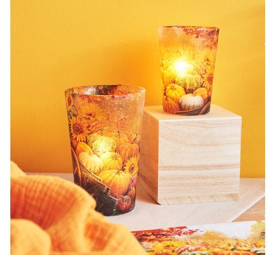 Verres &agrave; bougie chauffe-plat VBS, set de 4