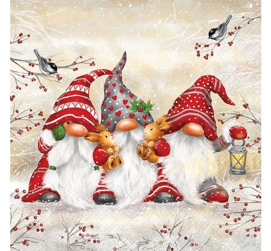 Napkin "Gnome trio"