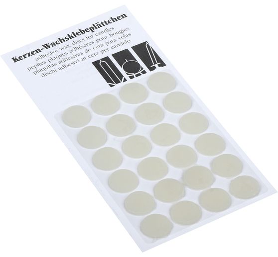 Pastilles de cire adh&eacute;sive, 24 pc.
