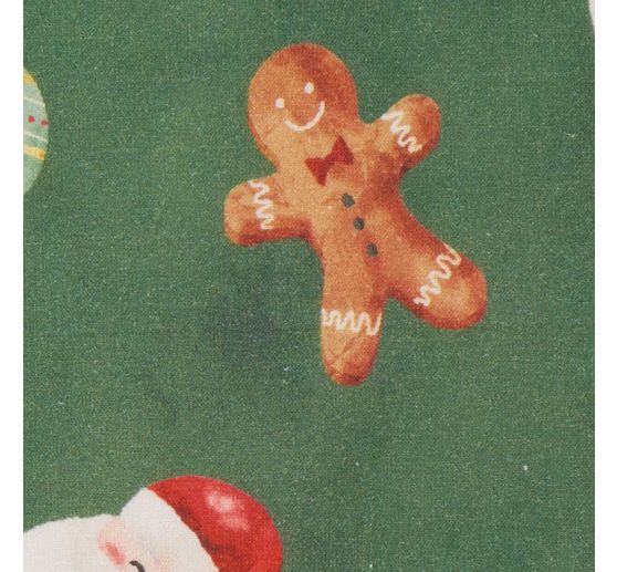 Cotton poplin fabric "Classic Christmas"