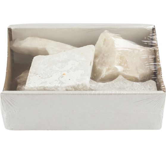Alb&acirc;tre, 1,5 kg, blanc-gris