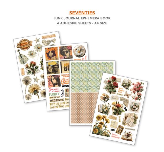 Junk Journal & Ephemera Book Ciao Bella &laquo; Seventies &raquo;