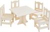 VBS Table and chair set &ldquo;Square&rdquo;, 5 pcs.
