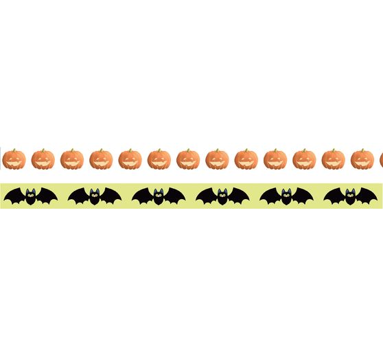 Washi Tapes "Halloween Pumpkin & Bat"