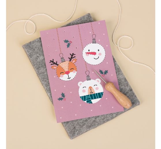 Craft kit prickling "Christmas"