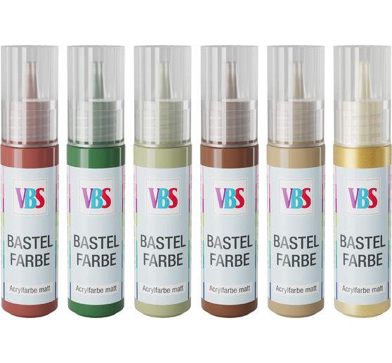 VBS Craft paint set "Xmas-Soul", 6 x 20 ml