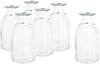 VBS XXL Glass vase, ribbed, 6 pcs.