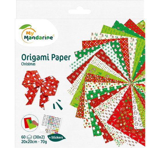 Assortiment de papier de pliage &laquo; No&euml;l &raquo; 