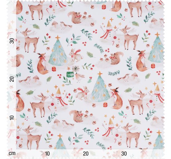 Tissu coton au m&egrave;tre &laquo; Magie de la for&ecirc;t &raquo;