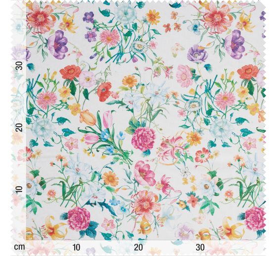 Tissu coton au m&egrave;tre &laquo; Blooms &raquo;