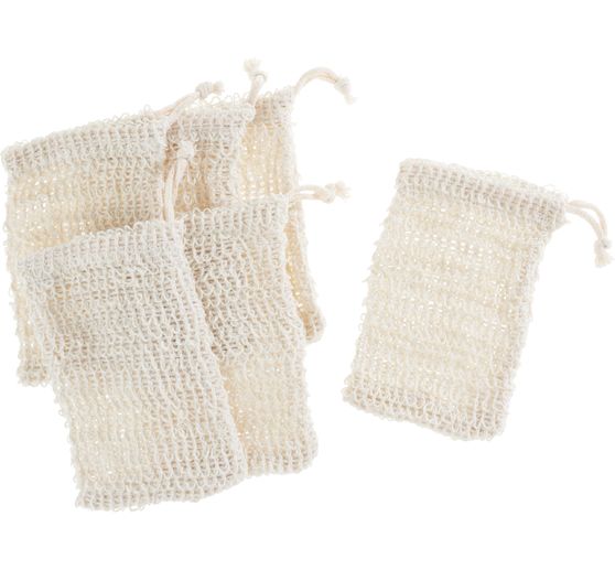 Petits sacs &agrave; savon en sisal VBS