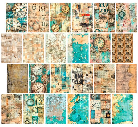 Tissue paper set Ciao Bella &laquo; Fragments of Time &raquo;