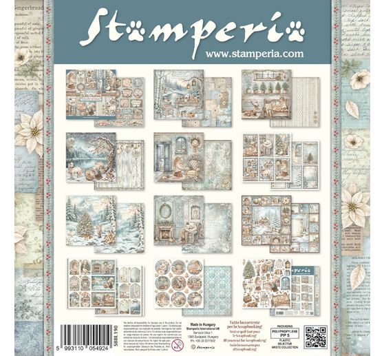 Stamperia Scrapbook block "White Christmas"