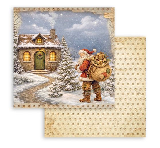 Bloc de papier scrapbooking Stamperia &laquo; Silent Night &raquo;