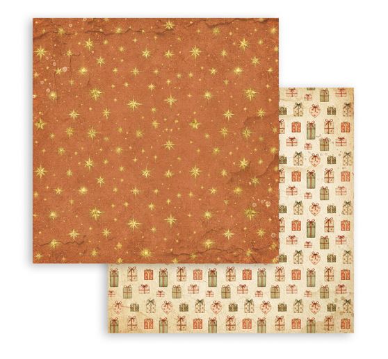 Bloc de papier scrapbooking Stamperia &laquo; Silent Night Backgrounds &raquo;