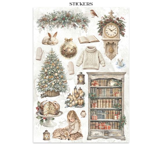 Stamperia Junk Journal Book "White Christmas"