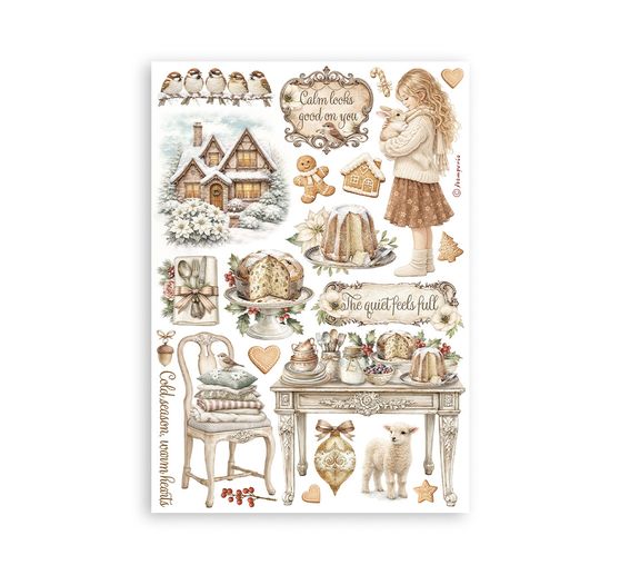 Stamperia Washi pad "White Christmas"