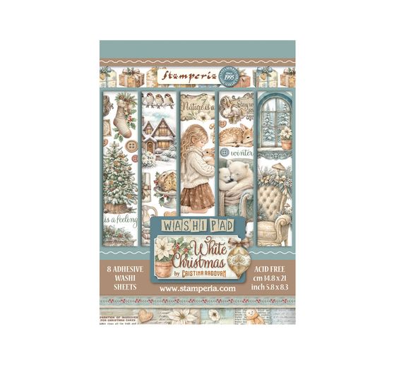 Stamperia Washi pad "White Christmas"