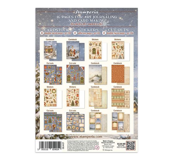 Junk Journal Book Stamperia &laquo; Silent Night &raquo;