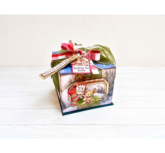 Motifs estamp&eacute;s Stamperia &laquo; Silent Night &raquo;