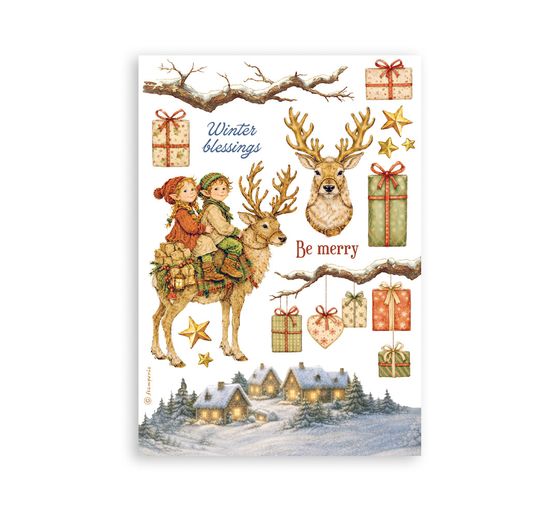 Stamperia Washi pad "Silent Night"