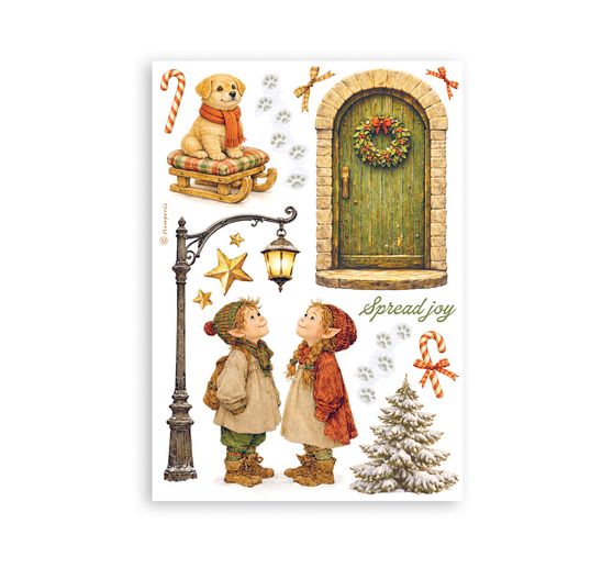 Stamperia Washi pad "Silent Night"