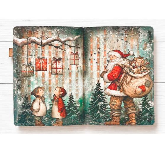 Assortiment de Rub On XL Stamperia &laquo; Silent Night &raquo;