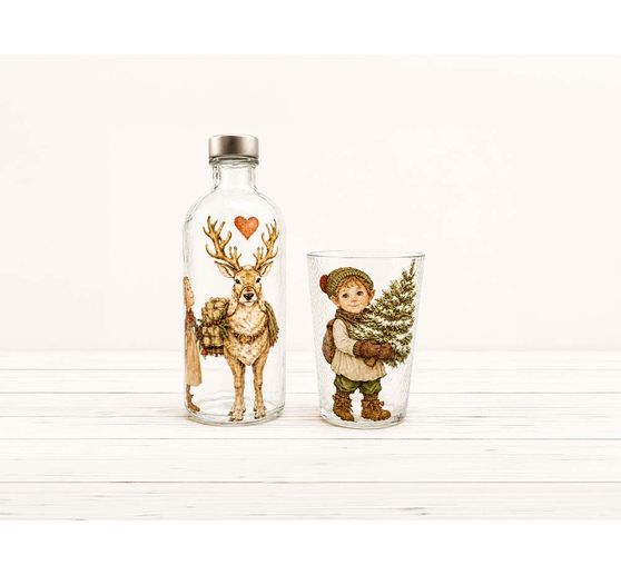 Assortiment de Rub On XL Stamperia &laquo; Silent Night &raquo;