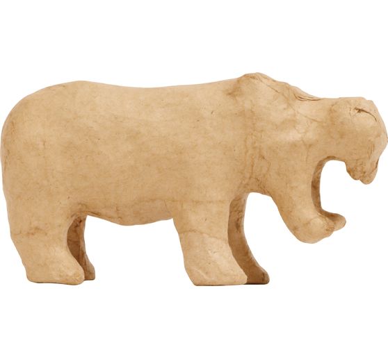 Hippopotamus, paper mache
