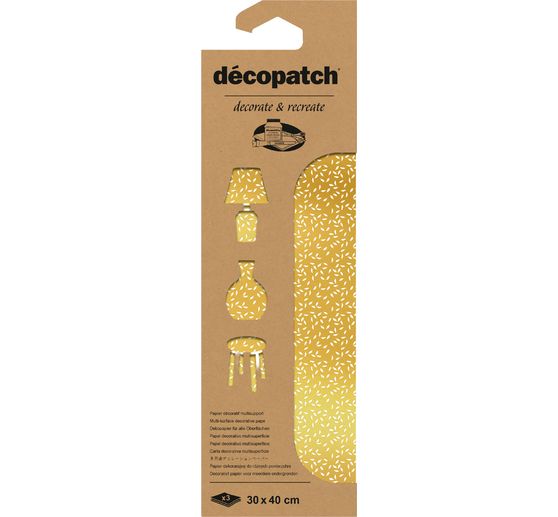 D&eacute;copatch Hot-Foil Paper "Leaves"