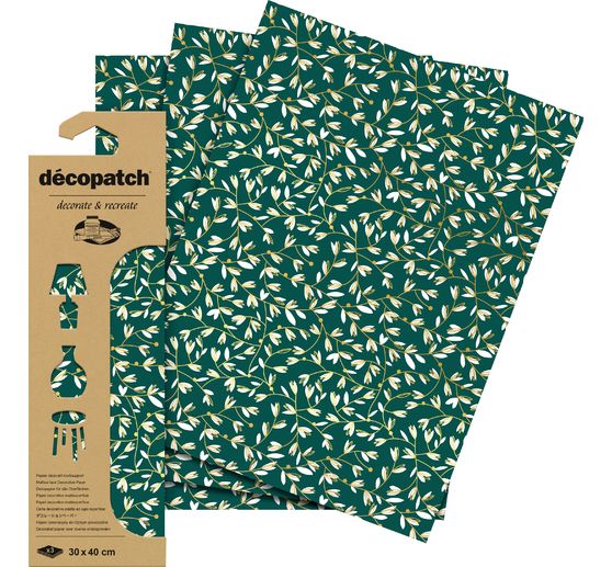 Papier Hot-Foil D&eacute;copatch &laquo; Blossom Twigs &raquo;