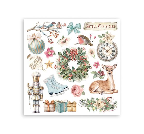 Assortiment de Rub On Stamperia &laquo; Winter Magic &raquo;