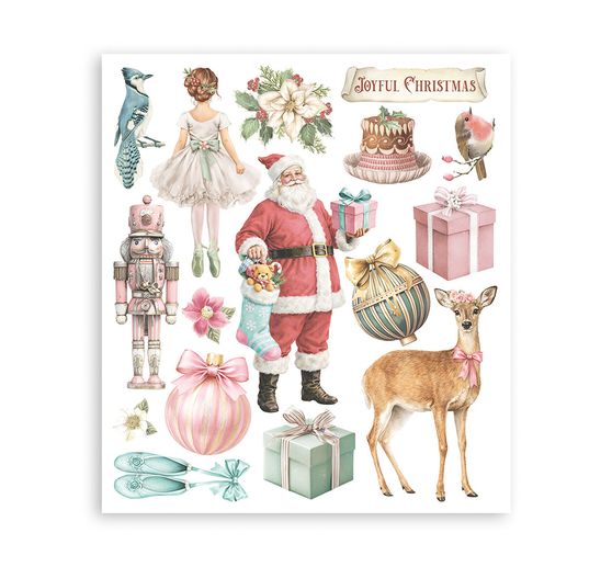 Assortiment de Rub On XL Stamperia &laquo; Winter Magic &raquo;