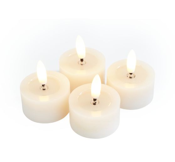 Bougies chauffe-plat LED en cire v&eacute;ritable