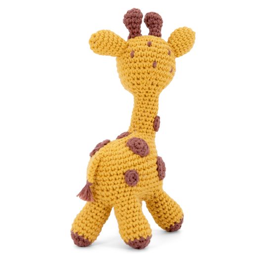 Kit crochet Gr&uuml;ndl &laquo; Gina la girafe &raquo;