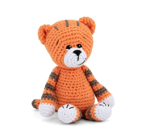 Kit crochet Gr&uuml;ndl &laquo; Timmy le tigre &raquo;