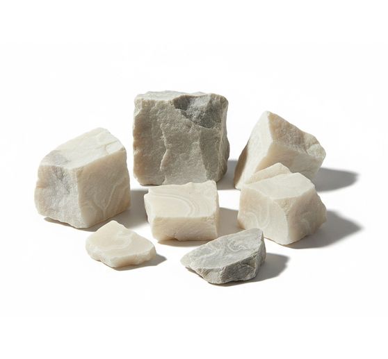 Alabaster, 1.5 kg, white-grey