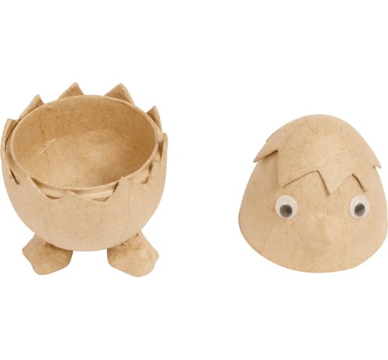 Box "Chick", papier-m&acirc;ch&eacute;