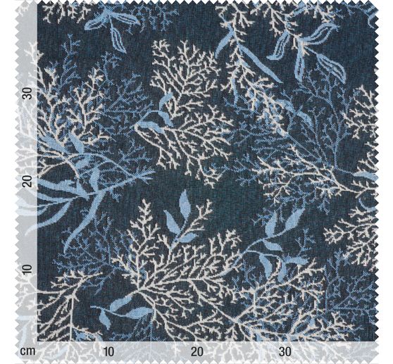Tissu gobelin au m&egrave;tre &laquo; Poseidon Marino &raquo;